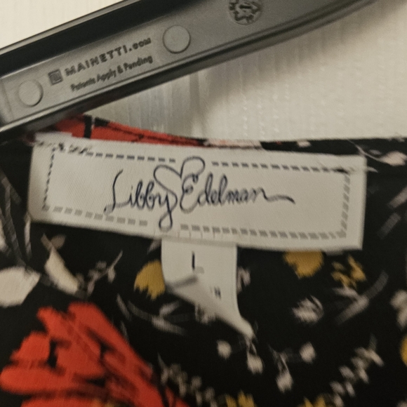 Libby Edelman Patchwork Long Sleeve Dress - Picture 6 of 7